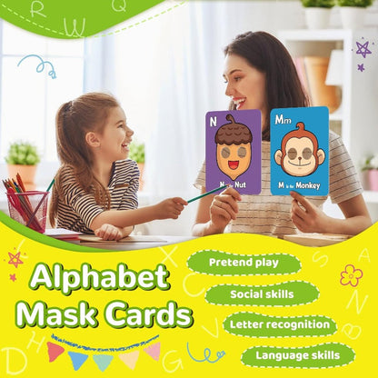 Alphabet Animal Mask Cards