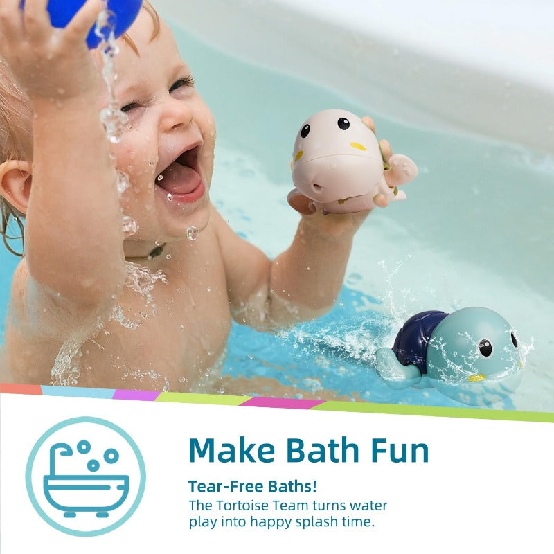 Safe ABS Cute Swimming Wind-Up Toy