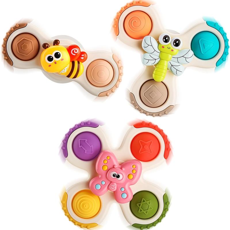 Baby Spinner Suction Toy Set
