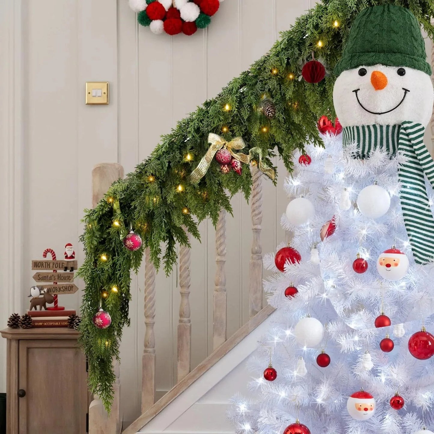 Pre-lit Christmas Cedar Garland