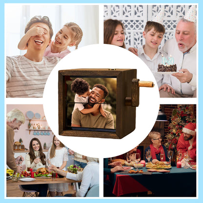 Hand Crank Flipbook Box for Dad – Personalized and Unique Gift