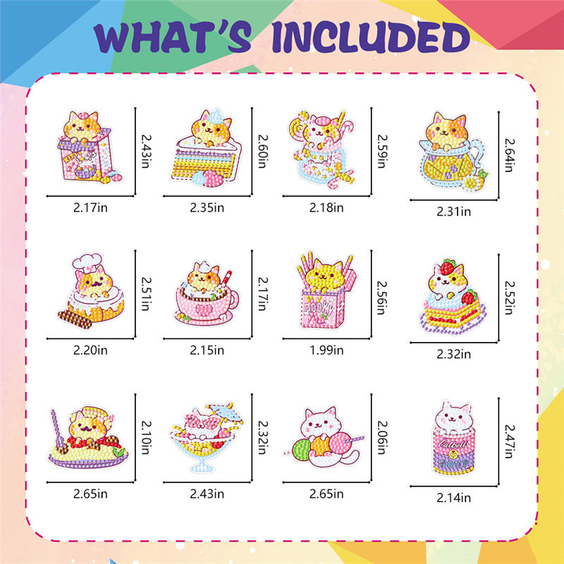 DIY children's free stick cartoon diamond painting