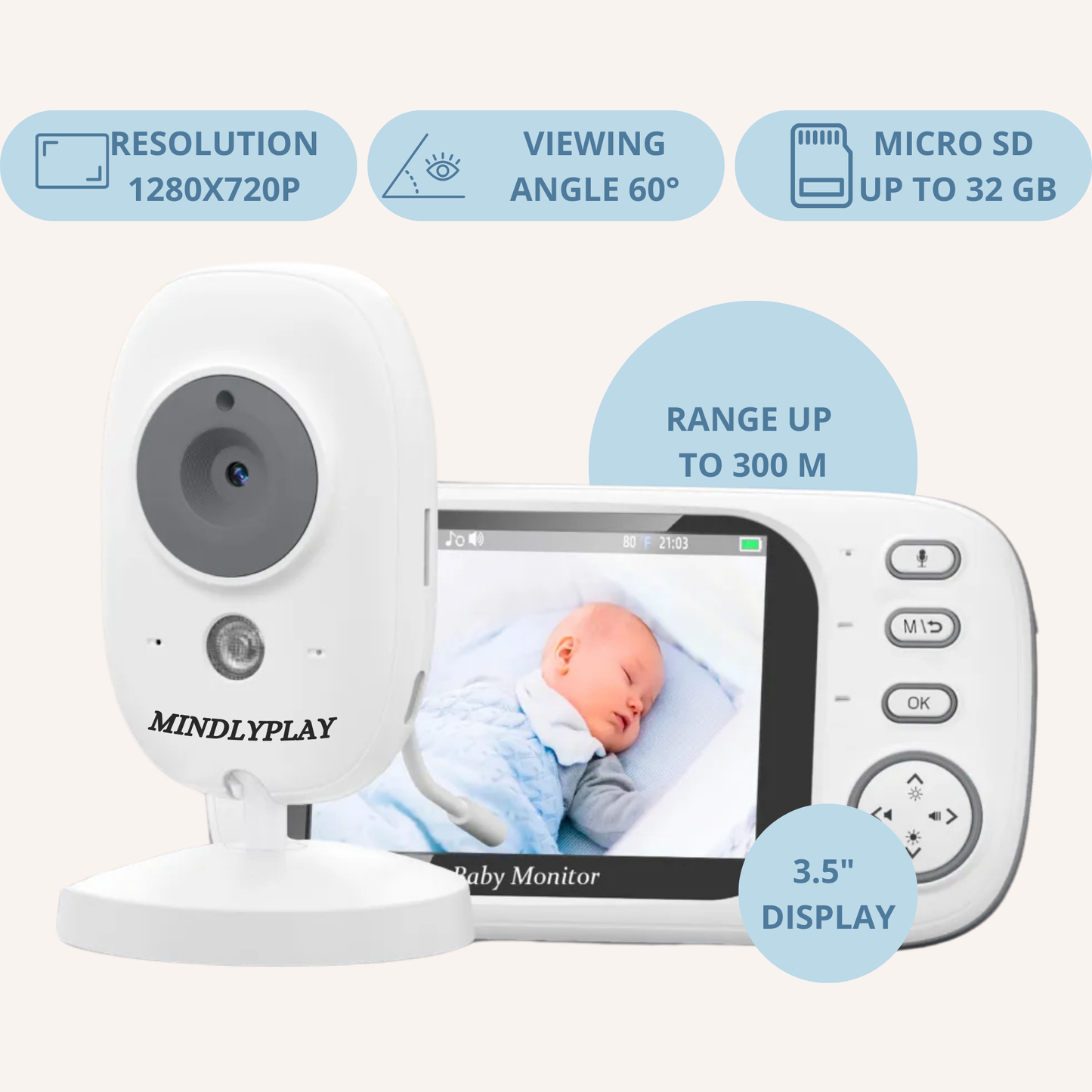 BabyGuard 24/7 Monitor Camera