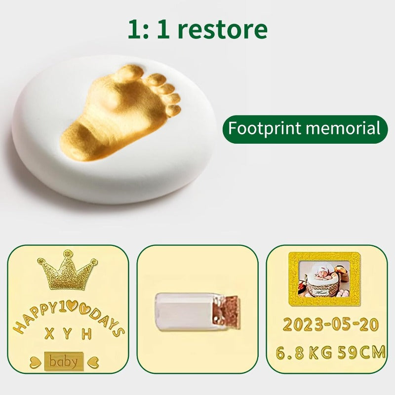 Baby Handprint & Footprint Keepsake Frame