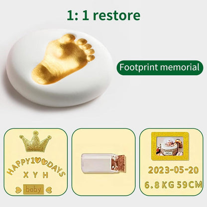 Baby Handprint & Footprint Keepsake Frame