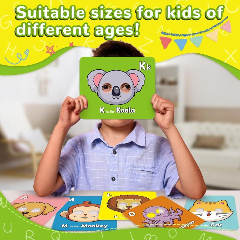 Alphabet Animal Mask Cards