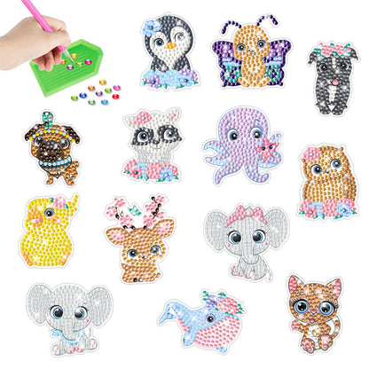 DIY children's free stick cartoon diamond painting