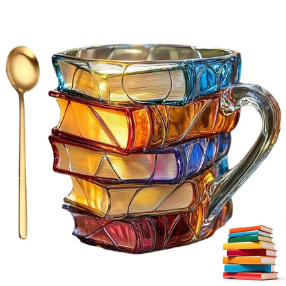 Ceramic Innovative 3D Painting Book Mug