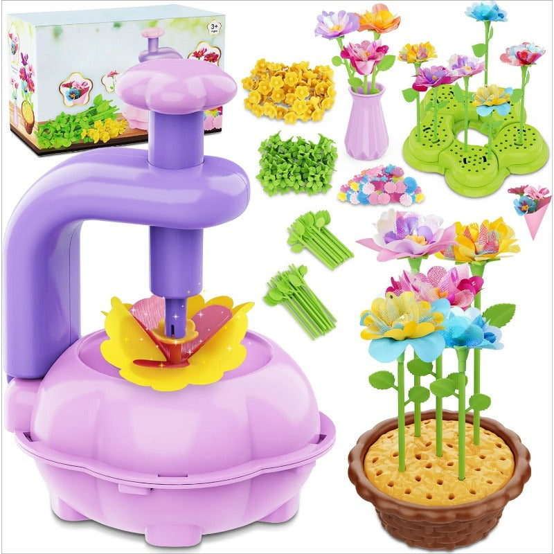 Kids DIY Flower Craft Kit – Press & Build Your Own Bouquets
