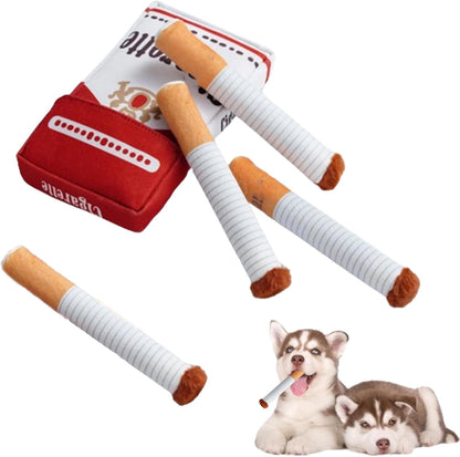 Cuddle Ciggy Plush Cigarette Dog Toy Set