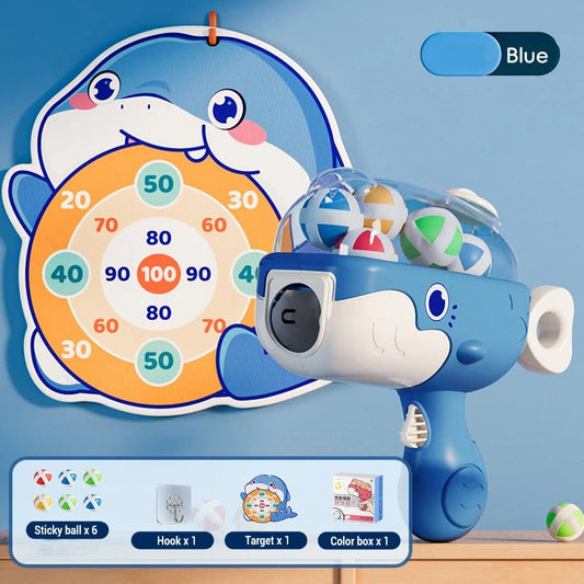 Whale Sticky Ball Gun Target Set