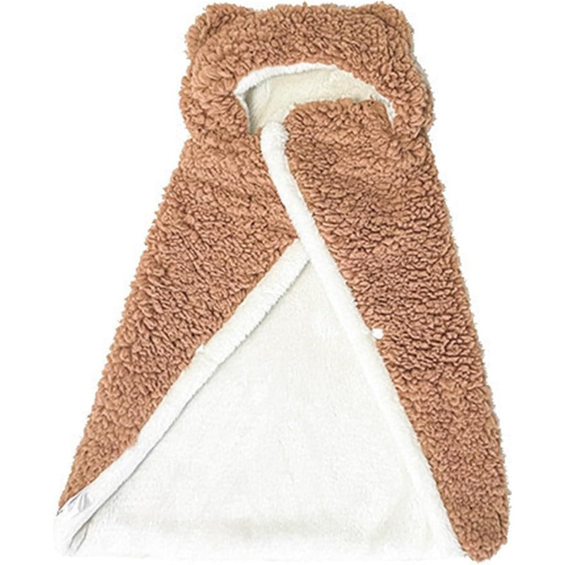 Bear-Ear Pet Cloak Blanket
