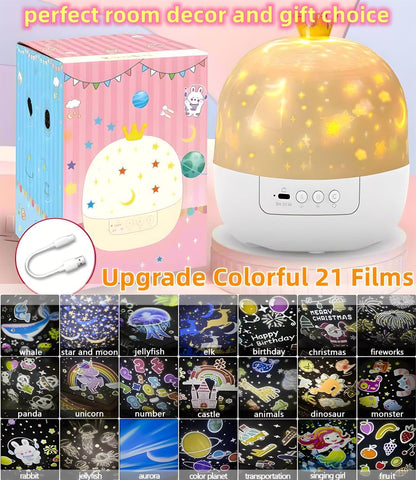 2-in-1 Star Projector Night-Light