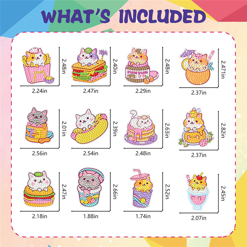 DIY children's free stick cartoon diamond painting