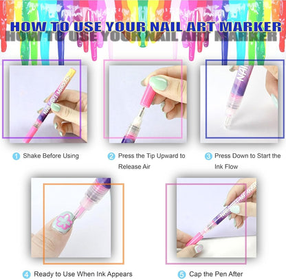 Nail Art Markers Set