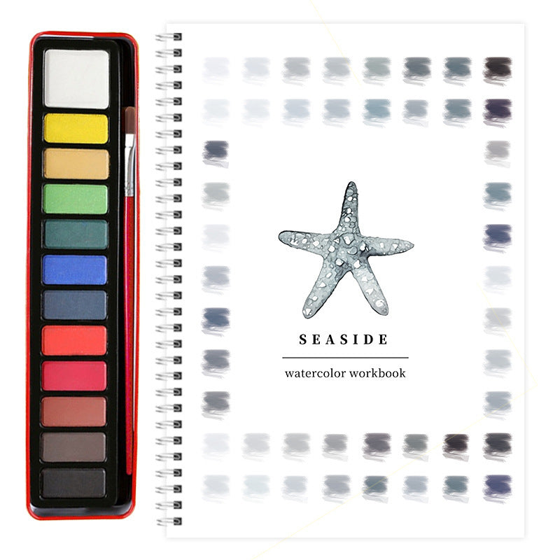 Floral Watercolor Workbook