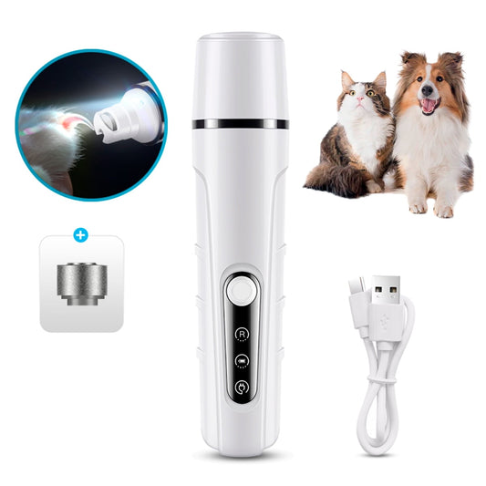 Rechargeable LED Pet Nail Grinder