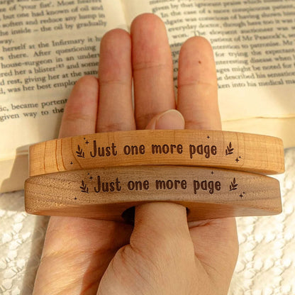 Just One More Page - Personalized Custom Book Page Holder