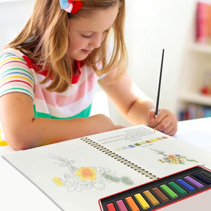 Floral Watercolor Workbook