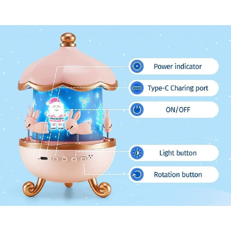 Glowtale Star Projector Baby Night Bluetooth