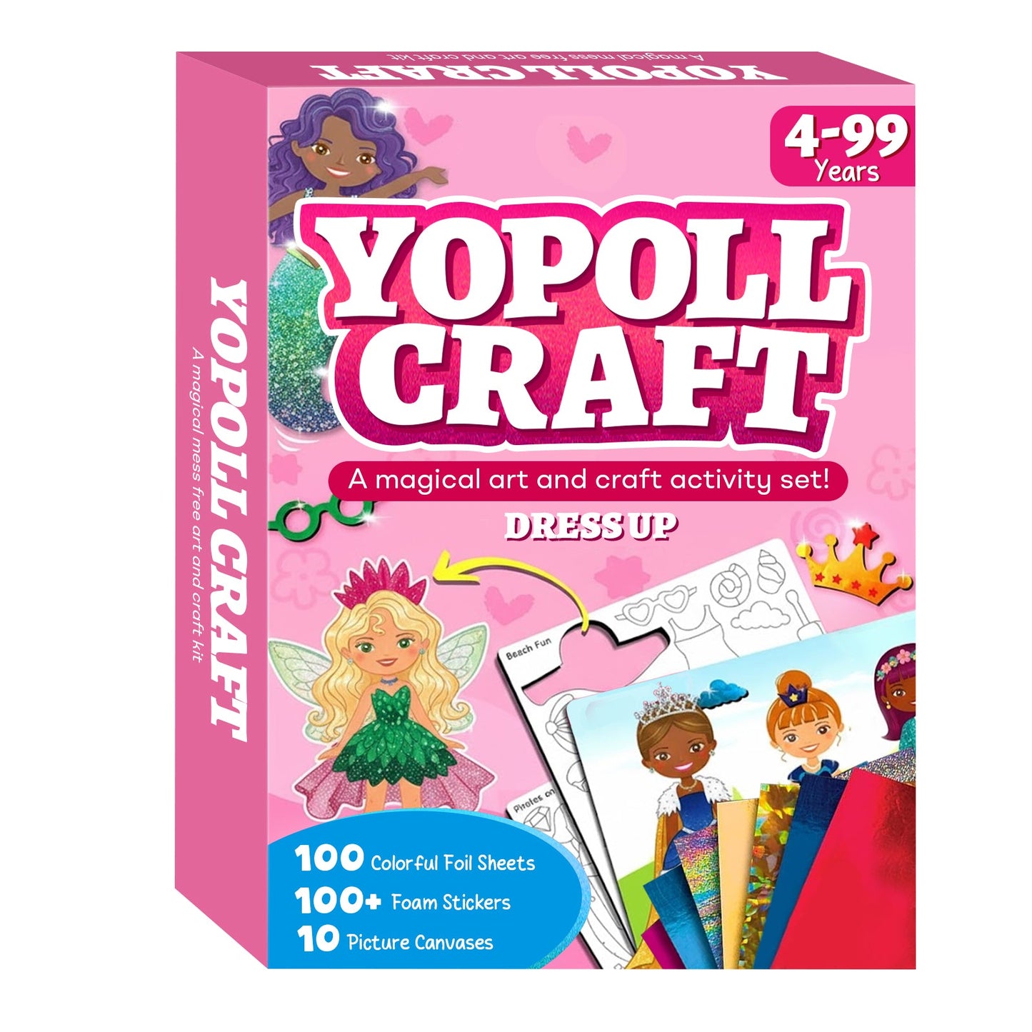 YoPoll Foil Art Craft Kits for Kids