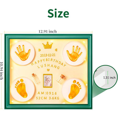 Baby Handprint & Footprint Keepsake Frame