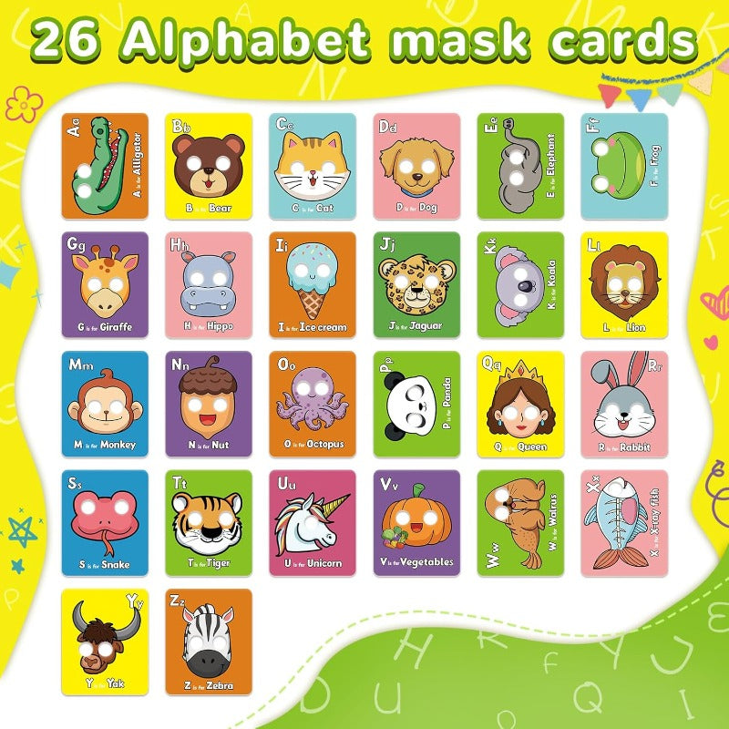 Alphabet Animal Mask Cards