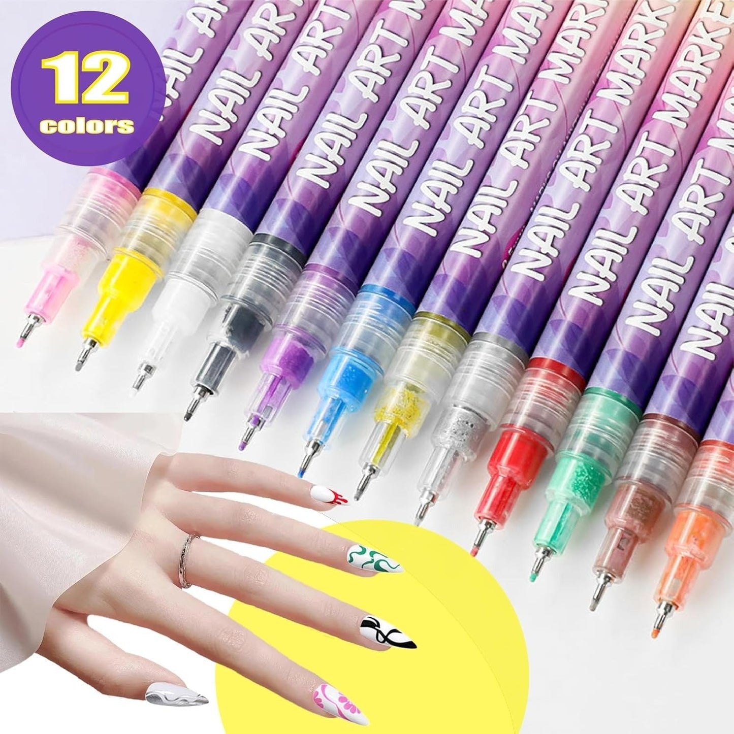 Nail Art Markers Set