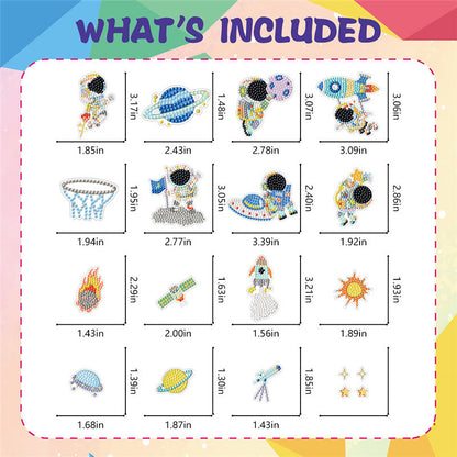 DIY children's free stick cartoon diamond painting