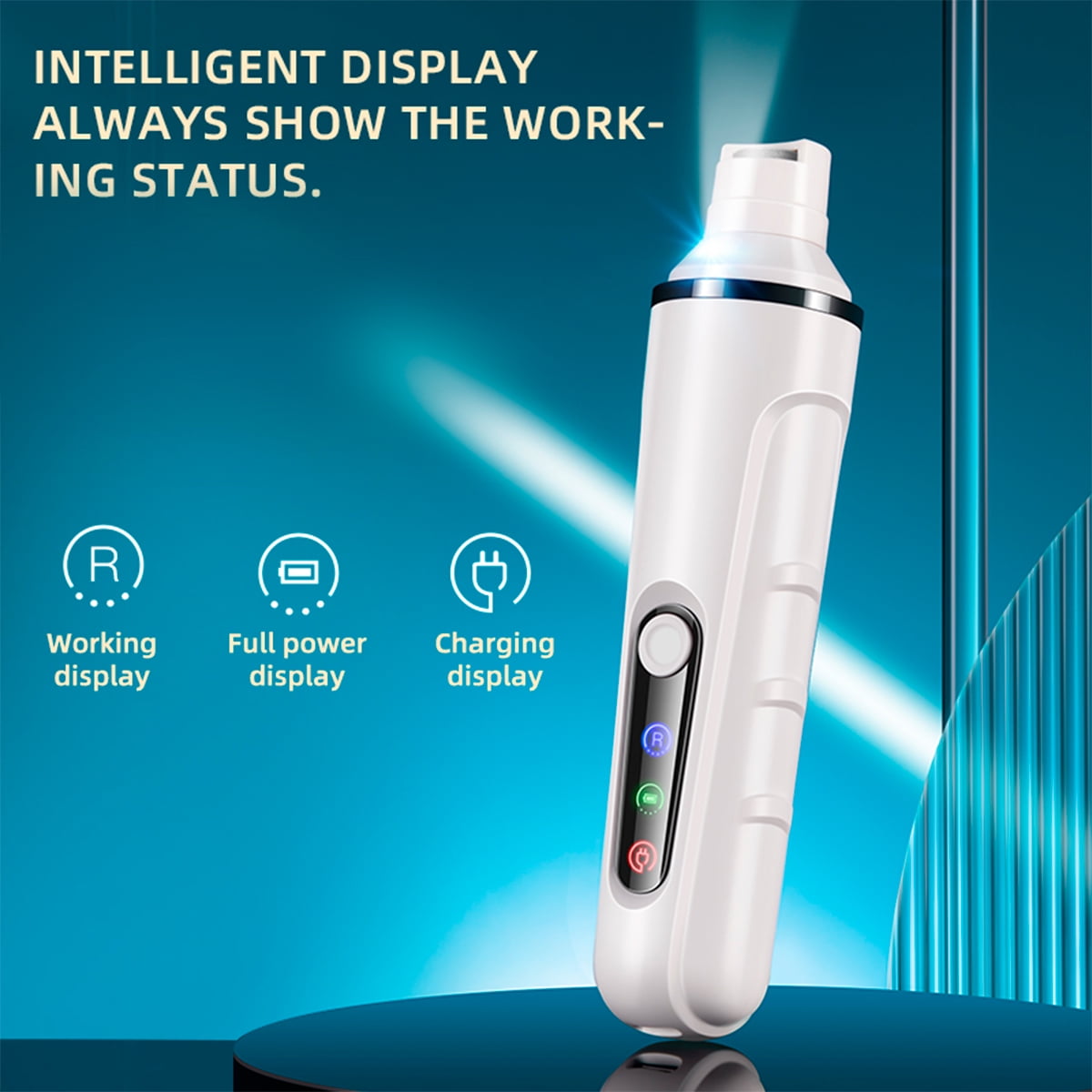 Rechargeable LED Pet Nail Grinder