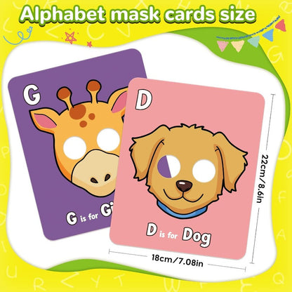 Alphabet Animal Mask Cards