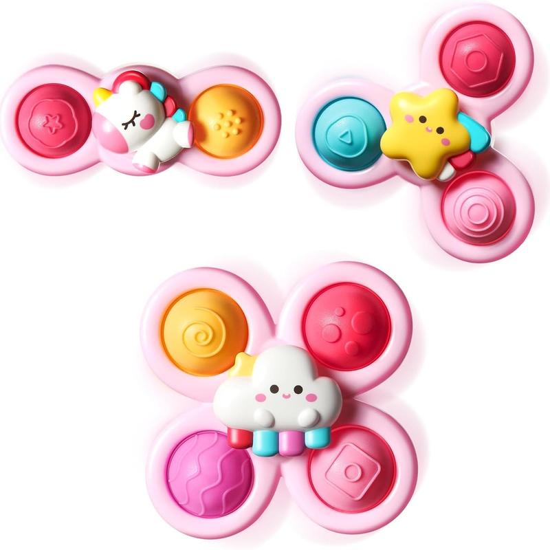 Baby Spinner Suction Toy Set