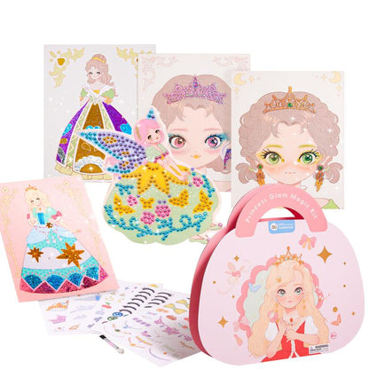 Princess DIY Sticker & Makeup Activity Book – Creative Fun for Kids