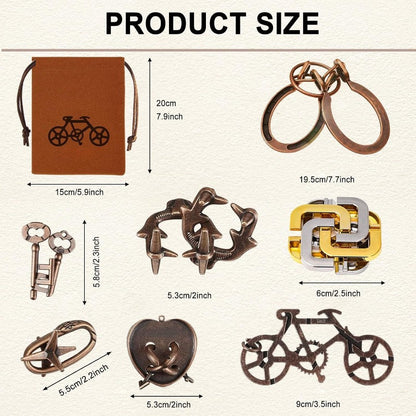 YoPoll Mind-Twist Metal Puzzle Set