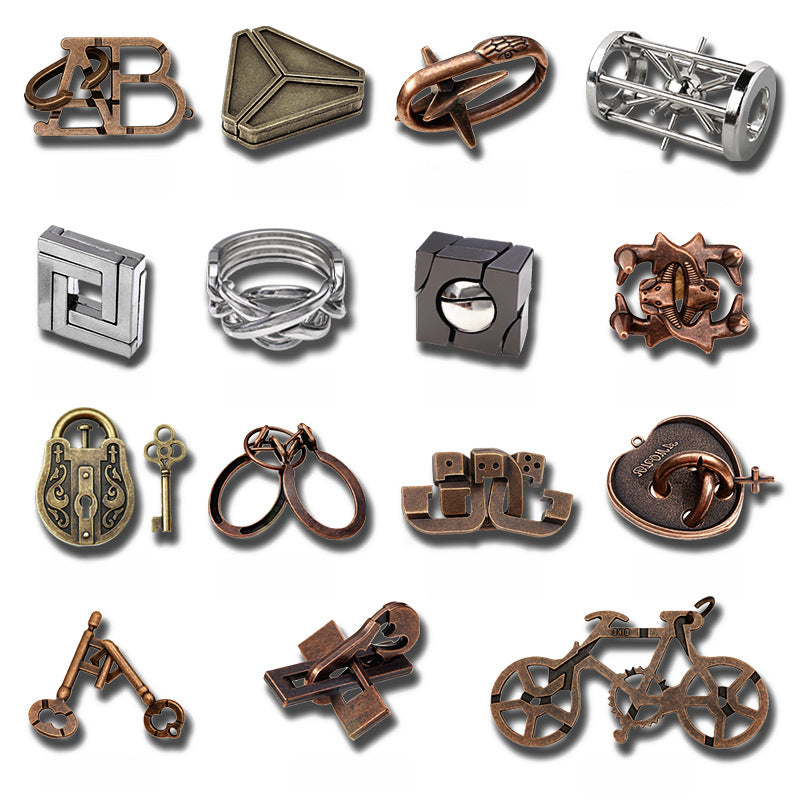 YoPoll Mind-Twist Metal Puzzle Set