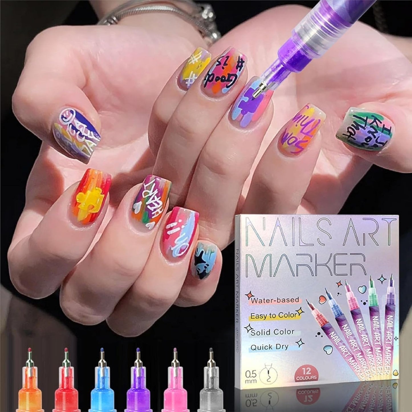 Nail Art Markers Set