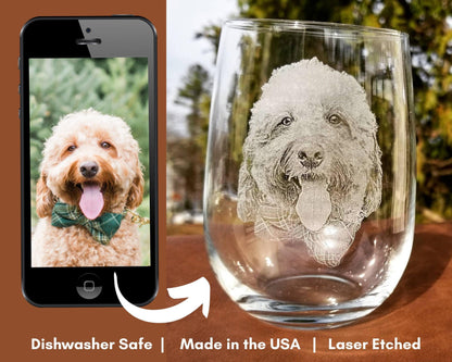 Custom Engraved Glass | Family portrait, Personalized gift